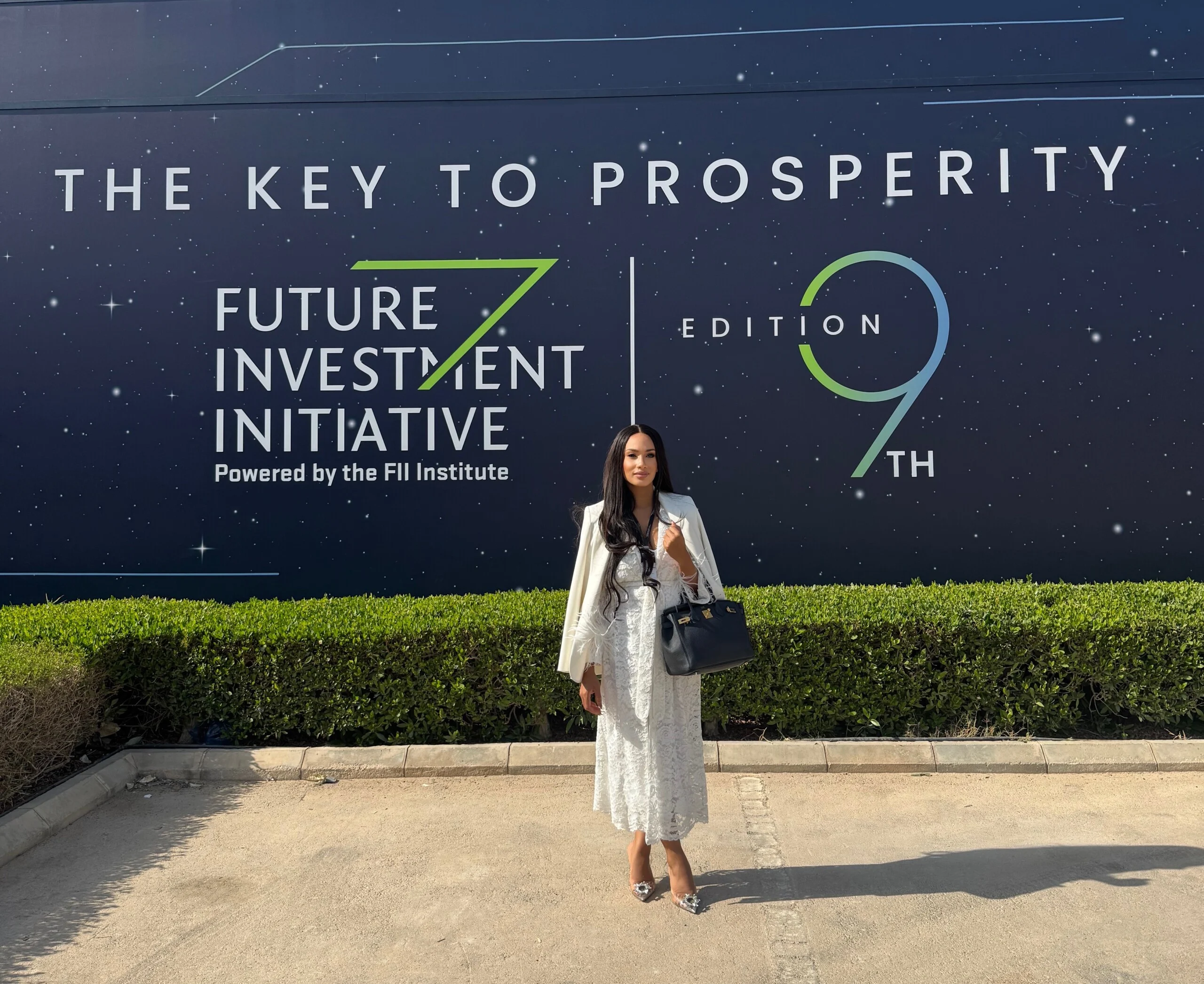 Temi Marcella Olatunde at the ninth Future Investment Initiative in Riyadh.